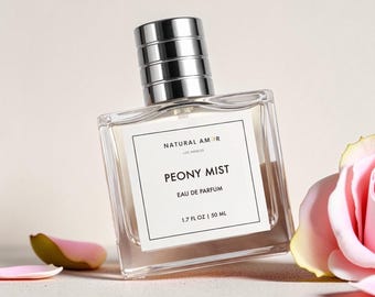 Peony Mist Perfume | Light Floral Musk Fragrance with Peony & White Musk | Fresh Romantic Everyday Scent| Gift for Her