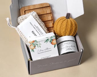 Fall Self Care Spa Gift for Her | Relaxation Set | Care Package for Friends| Birthday Gift| Blanket Gift Box