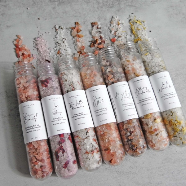 All Natural Bath Salt |Spa Gift for Her| Essential Oils Scented| Gift for her| Bridesmaid Gift| Gift for Women