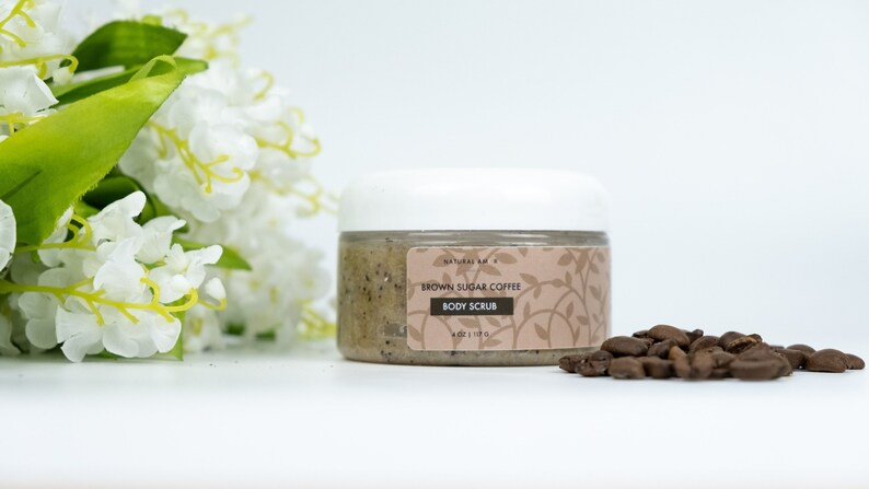 Natural Sugar Body Scrub Exfoliate & Moisturize Skin Essential Oil Scented Softening with Nourishing Body Oils image 5