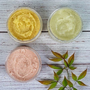 Natural Sugar Body Scrub Exfoliate & Moisturize Skin Essential Oil Scented Softening with Nourishing Body Oils image 2