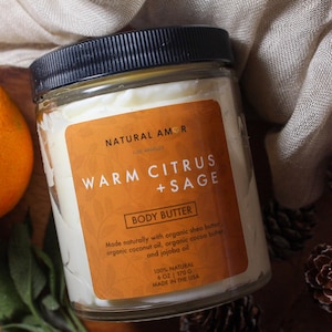 Organic Whipped Body Butter| Organic Body Balm| Hydrating Hydrating Shea Butter Moisturizer for Dry Skin| Self Care Gift for Women