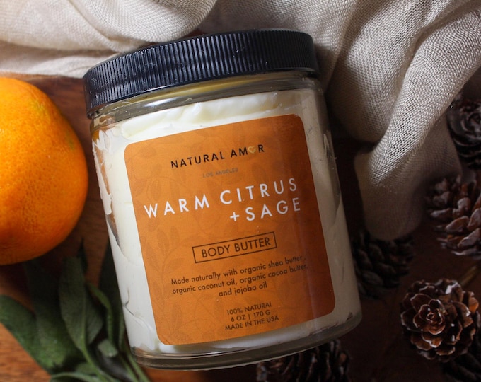 Organic Whipped Body Butter| Organic Body Balm| Hydrating Hydrating Shea Butter Moisturizer for Dry Skin| Self Care Gift for Women