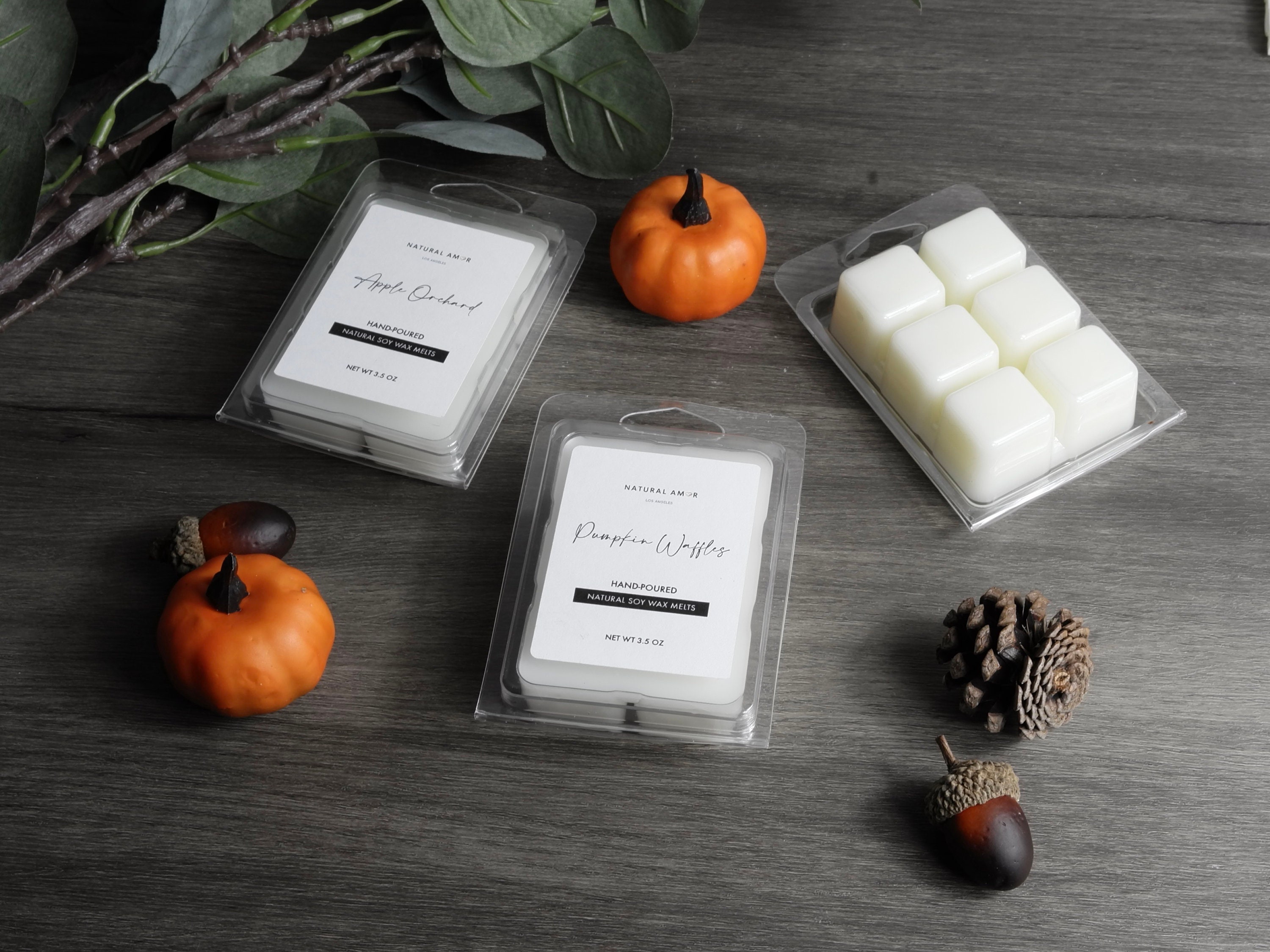  Lavender Essential Oil - Scented Wax Melts for Wax Warmers -  Made with Soy Wax - Handmade in The USA - 2 Pack Set of 6 Melt Cubes -  Candeo Candle