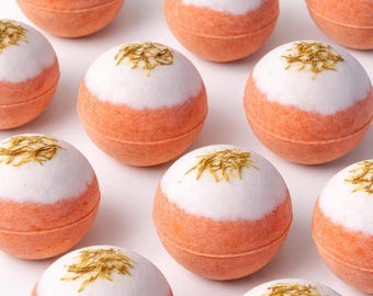 12 Pack Bath Bombs | Handmade Vegan Bath Bomb | Essential Oil Bath Bombs | Self Care Gift | Wedding Favor | Bulk Bath Bombs