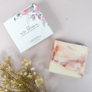 3.5oz Organic Handmade Soap| Rose| Lavender| Citrus| Vegan Cold Process Soap enriched with organic Shea Butter| Gift for her