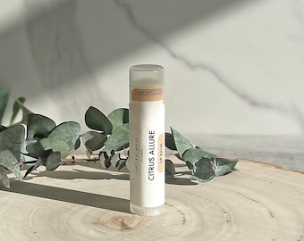 Organic Lip Balm | Citrus | All Natural Lip Balm | Beeswax Lip Balm | Gift for her | Gift for him | Gift for Mom