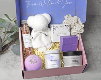 Relaxation Spa Gift Set for Women | Cozy Pamper Box | Self Care Package | Birthday Care Package for Her