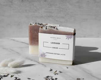 Lavender Handmade Soap Bar | All Natural | Organic Soap| Birthday Gift| Self care gift