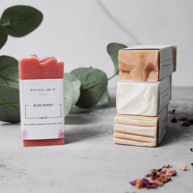 Mini Handmade Soap Bars, Natural Organic Soap Favors, Wedding Favor, Bridesmaid Gift, Baby Shower, Small Soap Gift, Sensitive Skin Friendly image 3