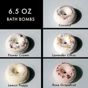 Natural Bath Bomb Vegan Fizzy Bath Bombs Spa Gift for her Essential Oils Scented Birthday Gift Wholesale image 4