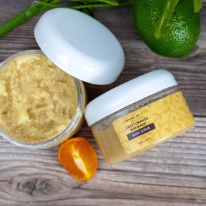 Natural Sugar Body Scrub Exfoliate & Moisturize Skin Essential Oil Scented Softening with Nourishing Body Oils image 3