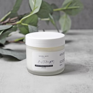 Unscented Whipped Beef Tallow Balm| Organic Grass Fed Beef Tallow| All Natural| Tallow Lotion Moisturizer| Jojoba Oil| Self Care
