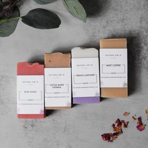 Mini Handmade Soap Bars, Natural Organic Soap Favors, Wedding Favor, Bridesmaid Gift, Baby Shower, Small Soap Gift, Sensitive Skin Friendly image 2