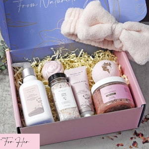 Time to Relax Spa Gift Box Gift Basket for women Thank you gift Care Package for women Mother's Day Gift Best for Her