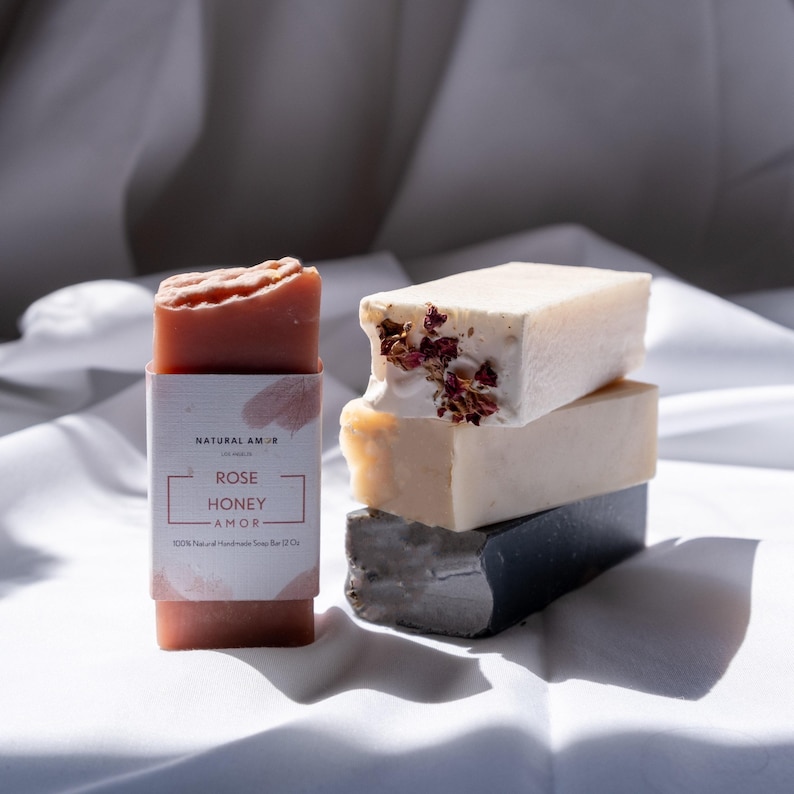 Mini Handmade Soap Bars, Natural Organic Soap Favors, Wedding Favor, Bridesmaid Gift, Baby Shower, Small Soap Gift, Sensitive Skin Friendly image 1