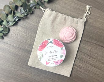 Mother’s Day Mini Gift Set | Small Spa Gift in Linen Bag | Self Care Gift for Mom | Small Gift Idea | 2 Piece Set
