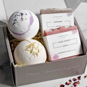 Lovely Soaps made by All Organic Ingredients. Shea Butter and Pure Olive Oil help moisturize your skin. All natural essential oils help you relaxing. Our fizzy bath bombs are also popular, also all essential oils and perfect for bath and spa.