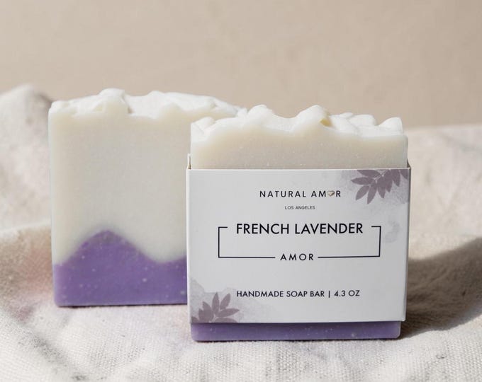 French Lavender Handmade Soap Bar | All Natural | Organic| Birthday Gift| Self care gift