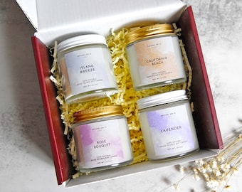 Hygge Candle Gift Set| Thank you Gift| Natural Soy Candle| Gift For her| Paraben & Phthalate Free| Clean Scent| Choose your own scent