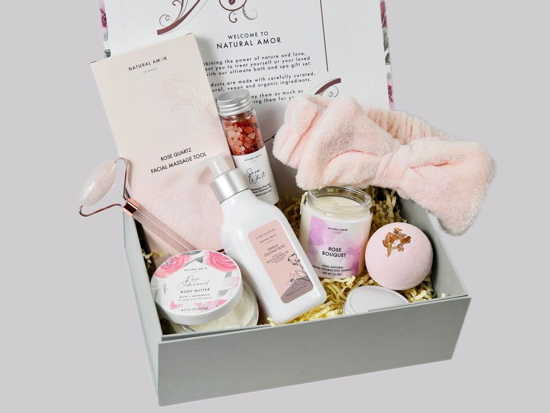 Time to Relax Gift Set Rose Spa Bath Gift Box Gift for Her