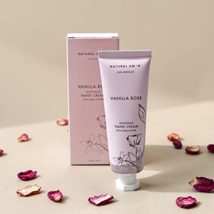 Nourishing Hand Cream with Shea Butter – Vanilla Rose| Lavender – Small Gift for Her