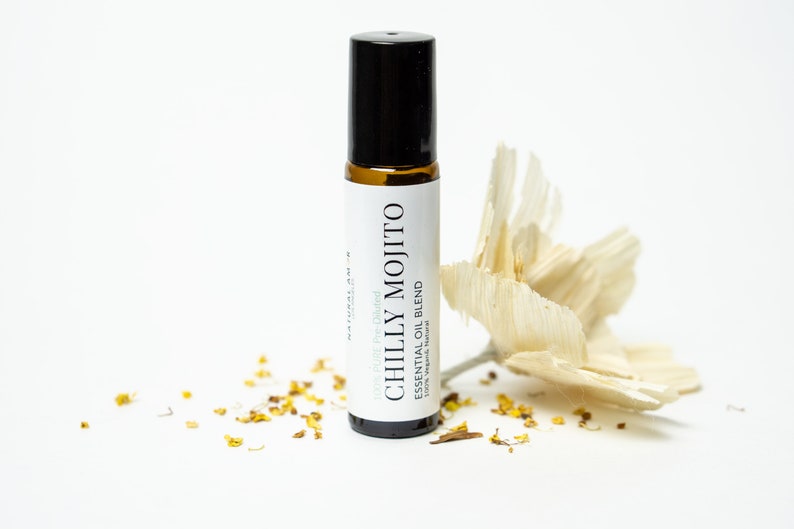Chilly Mojito Essential Oil Blend Roller 10ML | Peppermint, Lime ...