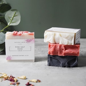 Floral Handmade Soap Bar for Her| Wedding Soap Gift for Women| All Natural Organic Bar Soap| Bridesmaid Gift| Homemade Soap