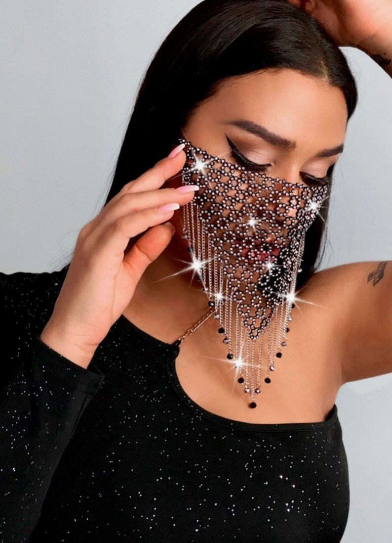 Clear face mask high quality face mask see through face Etsy