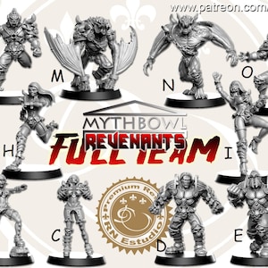 Revenants  - Fantasy Football Team  - RN Estudio  Mythbowl - Fantasy Football Perfect Wargamer Gift