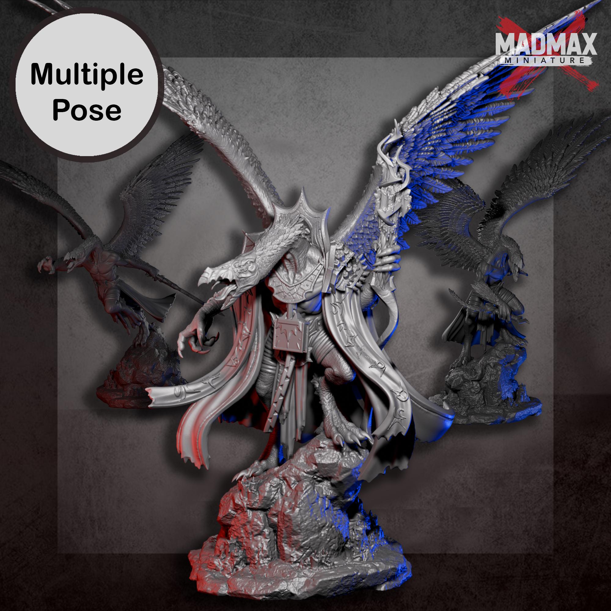 Greater Demon Proxy Cult of change Vulduks - DnD Miniature l 3D Printed Model l Demon l  Dungeons and Dragons Perfect Wargamer Gift