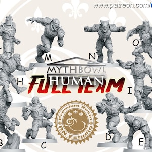 Humans  - Fantasy Football Team  - RN Estudio  Mythbowl - Fantasy Football Perfect Wargamer Gift