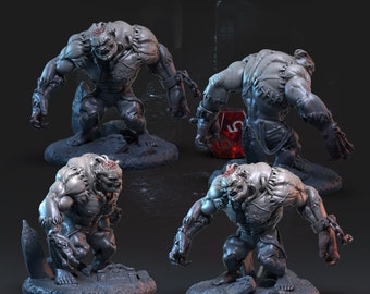 Flesh Golem  - DnD Miniature l 3D Printed Model l  Dungeons and Dragons l Monster Creature l Blood Golem Perfect Wargamer Gift
