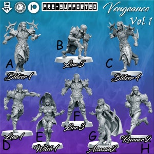 Vengeance Team Vol.1  - Fantasy Football Team  - RN Estudio  Mythbowl - Fantasy Football Perfect Wargamer Gift
