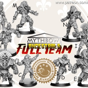 Ancestrals  - Fantasy Football Team  - RN Estudio  Mythbowl - Fantasy Football Perfect Wargamer Gift