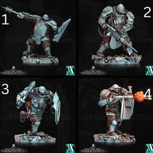 Iron Guard - Deadmen Brigade - Morior Invictus - DnD Miniature l Archvillain Games l Trench Crusade l  Perfect Wargamer Gift