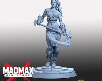 Leena 75mm SFW & NSFW - ToyDoy l DnD Miniatures  l 3D Printed Model l Beast Pathfinder l Tabletop RPG l