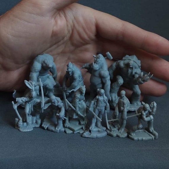 32mm scale resin model prey collection studio