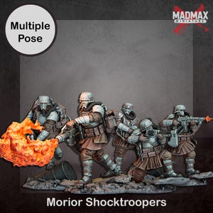 Infantry Shocktrooper - Deadmen Brigade - Morior Invictus - DnD Miniature l Archvillain Games l Trench Crusade l  Perfect Wargamer Gift