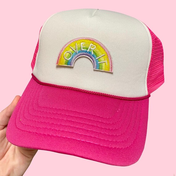 Rainbow Patch Trucker Hat - Etsy 