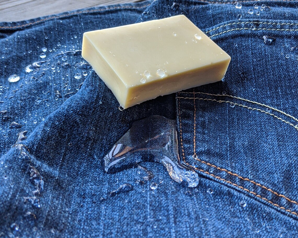 Premium 3.5 oz Waterproofing Fabric Wax Bar Great for denim Etsy