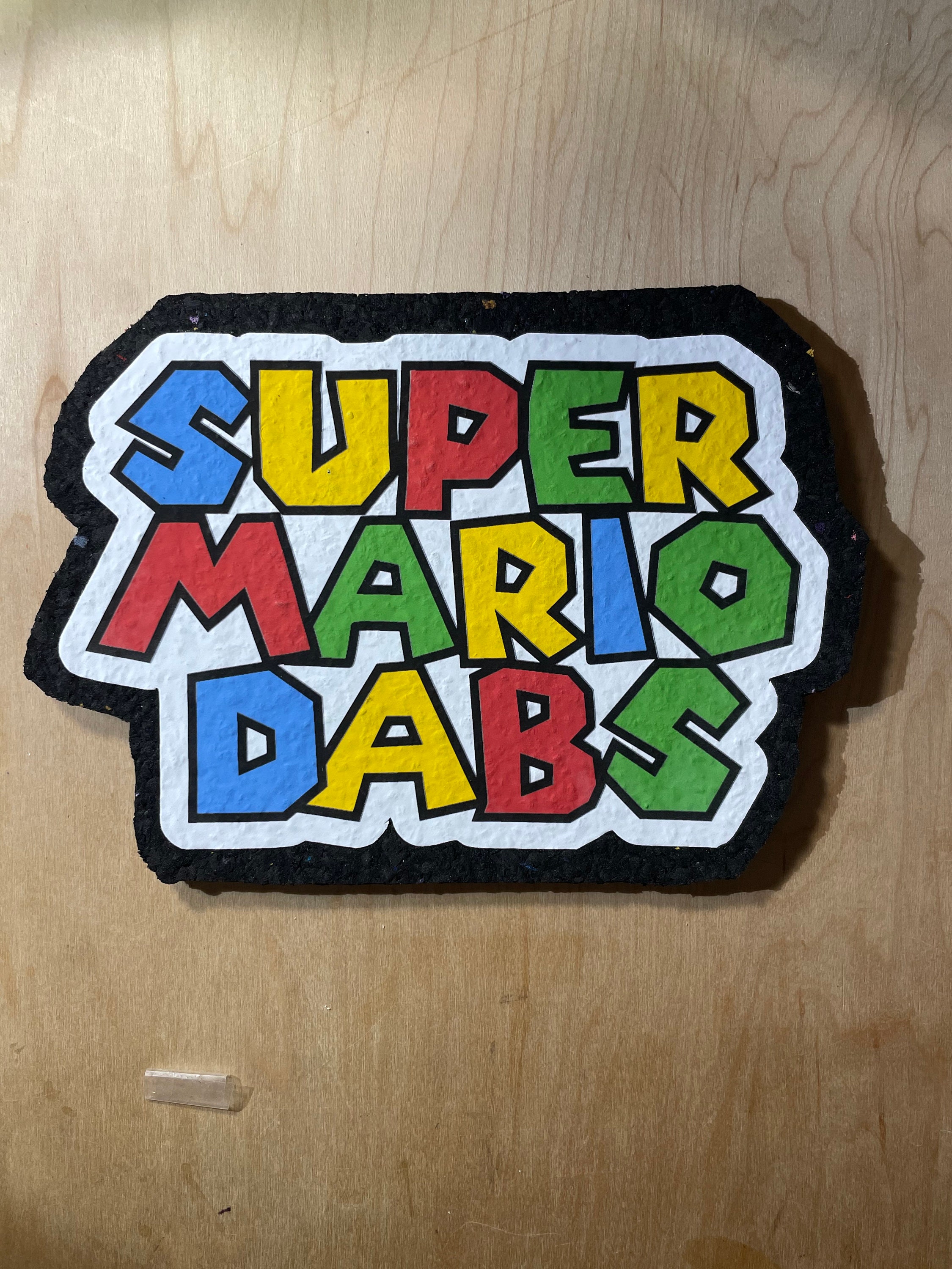 Super Mario Dabs Dab Mat Etsy