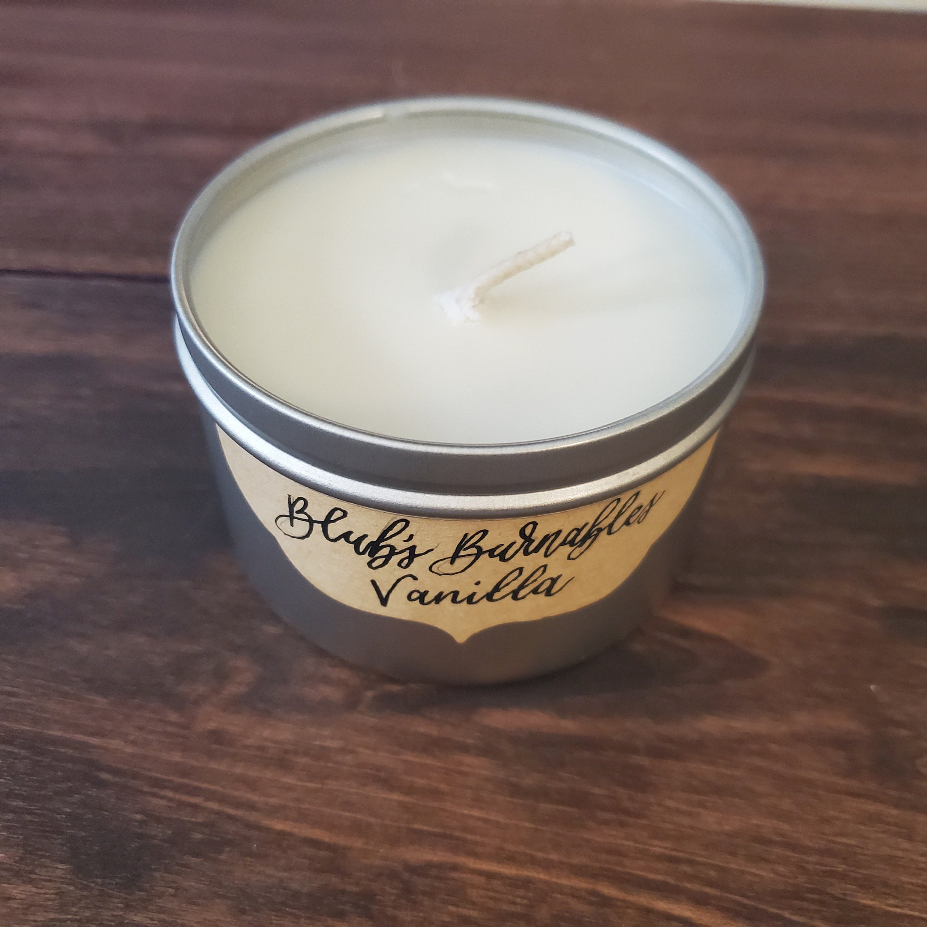 Vanilla Soy Candle 4oz Etsy