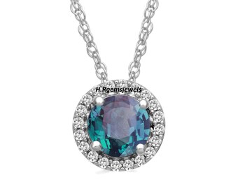 Alexandrite Necklace - Etsy