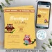 Owl Birthday Invitation, Owl Birthday Invitation Printable, Digital
