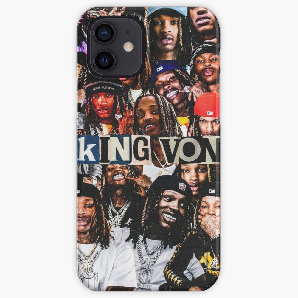 King Von Phone Case Rapper iPhone 12 iPhone Case Etsy