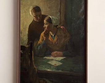 19世紀の女性の肖像画の油絵 - 金枠のアンティークアート - Etsy 日本