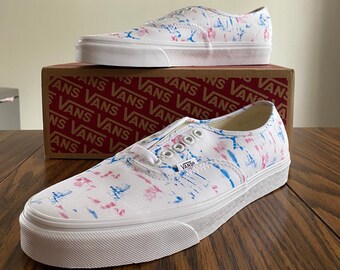 Tie Dye Vans - Etsy