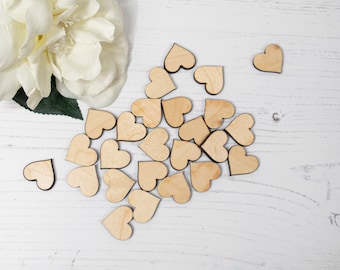 Wooden Wedding Table Confetti, Rustic Table Decorations for Wedding , Engagement Party Decorations, Rustic Wood Wedding Table Scatter