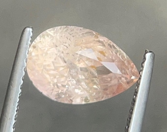 3,68-karatowy szafir padparadscha do pierścionka na zamówienie - Pierścionek zaręczynowy z naturalnym szafirem padparadscha - Luźny szafir